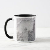 オホーツク海の氷雲通り マグカップ (左)