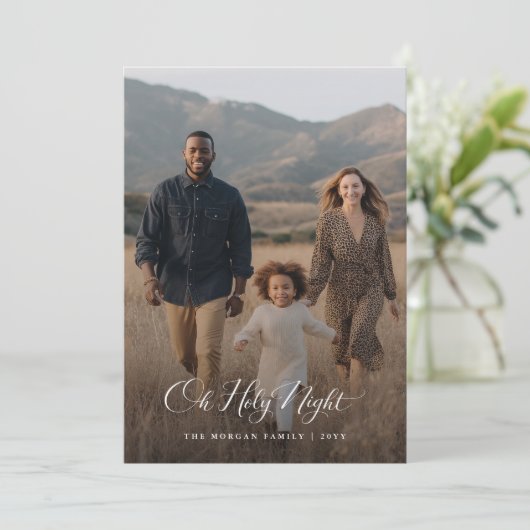 オホーリーナイトエレガント宗教家族フォトグリーン シーズンカード (スタンド正面)