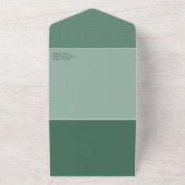 オホーリーナイト出生シーンクリスマストリフォールドホ オールインワン招待状 (外側)