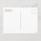 オホーリーナイト出生シーンクリスマス シーズンポストカード (裏面)