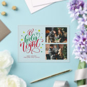 "オホーリーナイト"クリスマスフォト アクリル招待状 (インサイチュ (ウェディング))