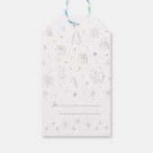 オホーリーナイト/クリスマスプレゼントラベル ギフトタグ (裏面)