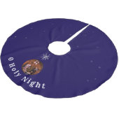 オホーリーナイト ブラッシュドポリエステルツリースカート (アングル)