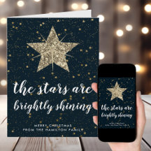 オホーリーナイト |金ゴールド星のクリスマス