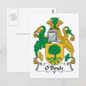 オボイル家紋 ポストカード (正面/裏面)