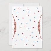 オボーイサッカーテーマニーエイジ誕生日 招待状 (裏面)