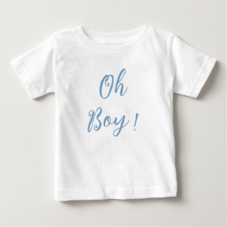 オボーイブルーシンプル ベビーTシャツ