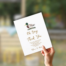 オボーイマラードアヒル赤ちゃんシャワーありがとう