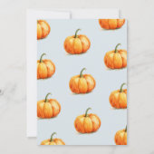 オボーイリトルカボキンブルーボーイベビーシャワー 招待状 (裏面)