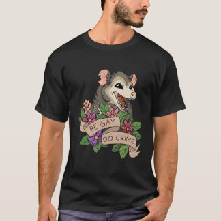 オポおもしろいッサムベゲイド犯罪虹Lgbtqプライド Tシャツ
