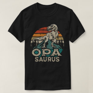 オポサウルス恐竜グランドパサウルス父の日  Tシャツ