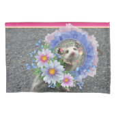オポッサムの花柄の枕カバー 枕カバー (正面)
