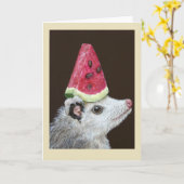 オポッサムカードをルル カード (黄色い花)