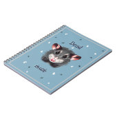 オポッサムデッド内部幽霊とスカル ノートブック (左側)