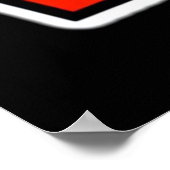 オポッサムパンクロックグリーン ポスター (角)