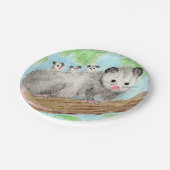 オポッサムママ ペーパープレート (アングル)