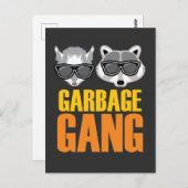 オポッサムラクーンギフトごみ集団齧歯動物 ポストカード (正面/裏面)