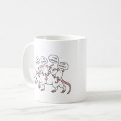 オポッサム私は価値がある コーヒーマグカップ (正面左)