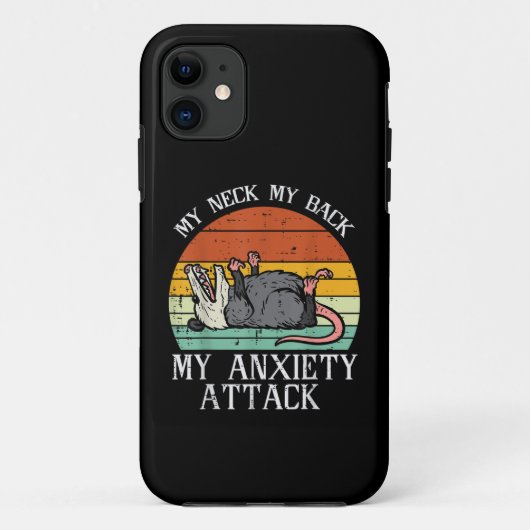 オポッサム 私の首 後ろ 不安発作 ポッサム 歌を Case-Mate iPhoneケース (裏面)