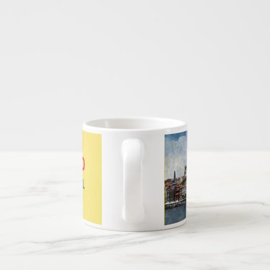 オポルトのパノラマのエスプレッソのコップ エスプレッソカップ (裏面)