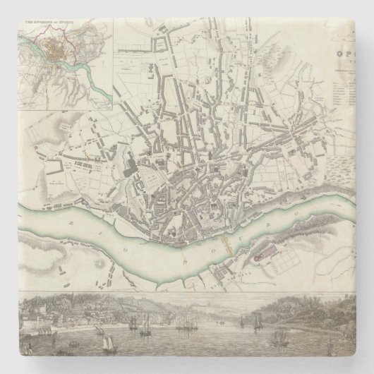 オポルトポルト ストーンコースター (正面)