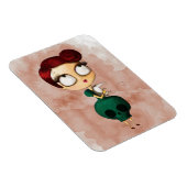 オポ不気味ッサムの女の子 マグネット (右側)