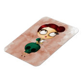 オポ不気味ッサムの女の子 マグネット (左側)