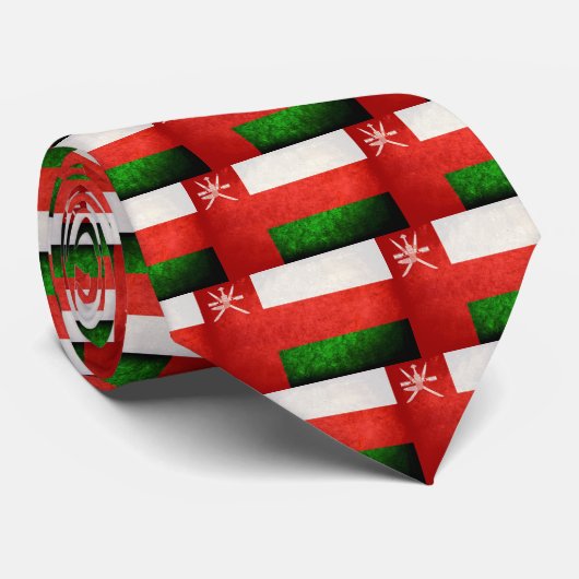 オマニ国旗 ネクタイ (ロール)
