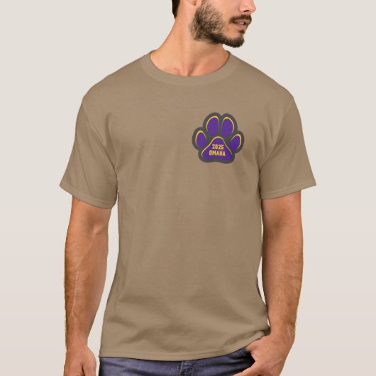 オマハのトラ Tシャツ (正面)
