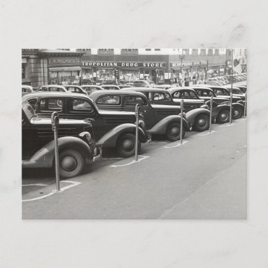 オマハの自動車， 1938 ポストカード (正面)