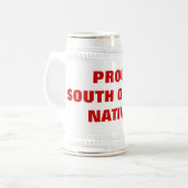 オマハの誇り高い南先住民! ビールジョッキ (正面左)