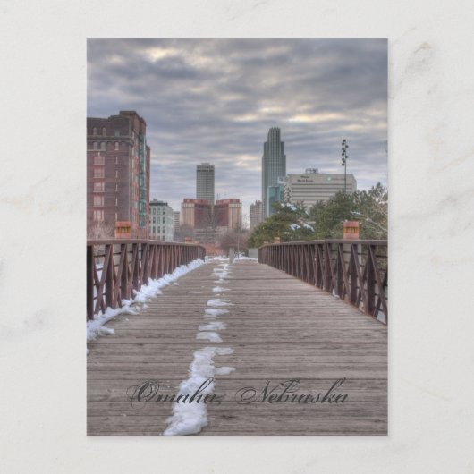 オマハへの橋 ポストカード (正面)
