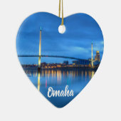 オマハクリスマスオーナメント セラミックオーナメント (右)