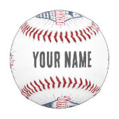 オマハシティネブラスカ統一された州ヴィンテージUSA 野球ボール (裏面)