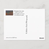 オマハネブラスカ州の冬 ポストカード (裏面)