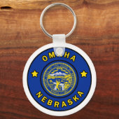 オマハネブラスカ キーホルダー (正面)