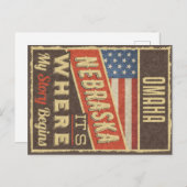 オマハネブラスカ ポストカード (正面/裏面)