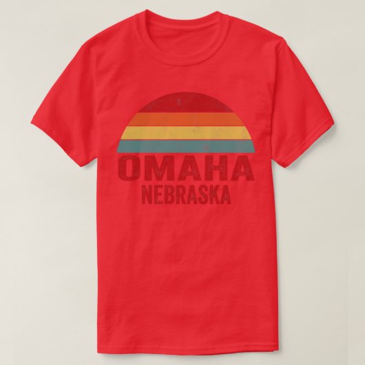 オマハネブラスカ Tシャツ (デザイン正面)