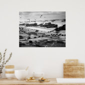 オマハビーチに着岸する着陸船 ポスター (キッチン)