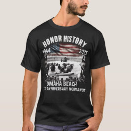 オマハビーチD-Day 81 ST Anniversary 1944 Tシャツ