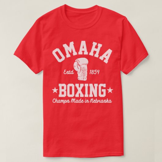 オマハボクシング Tシャツ (デザイン正面)