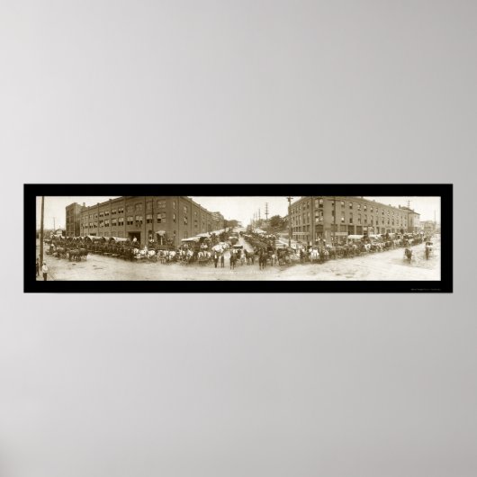 オマハ商店写真1908 ポスター (正面)