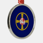 オマハ市国旗(ネブラスカ) メタルオーナメント (右)