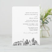 オマハ結婚スエレガントスカイライン招待状 招待状 (スタンド正面)