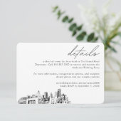 オマハ結婚ズホテルルームブロック詳細 エンクロージャーカード (スタンド正面)