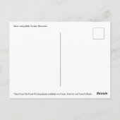 オマハ語の手描きポストカードのご挨拶 ポストカード (裏面)