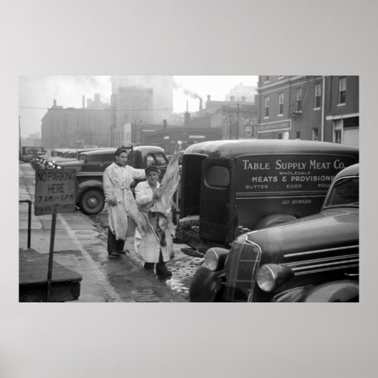 オマハ食肉株式会社1938年 ポスター (正面)