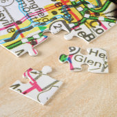 オマハ、ネブラスカ ジグソーパズル (側面)