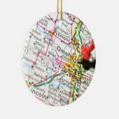 オマハ、ネブラスカ セラミックオーナメント (右)