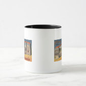 オマハ、ネブラスカ・ラージ・レター・シーンズ・オマハ、NE マグカップ (中央)